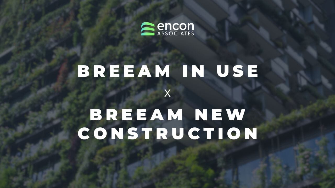 breeam in use vs breeam new construction
